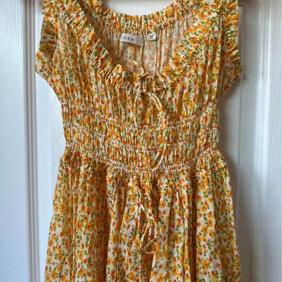 DÔEN Emmaretta Floral Cotton Midi-Dress - Picture 3 of 7